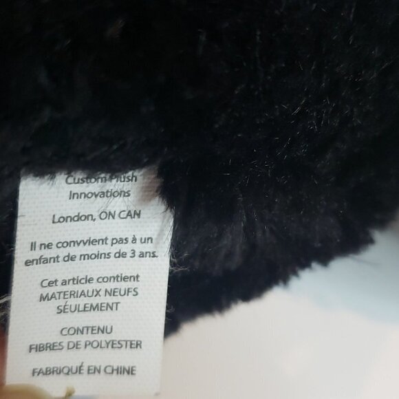 Unbranded Fairmont Le Chateau Montebello Plush Stuffed Animal Black  Dog 13"l - Picture 9 of 10